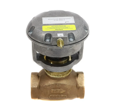 Johnson Controls VG7241NT+3008B 1" Normally Open Bronze Valve 11.6 Cv, 36 PSI