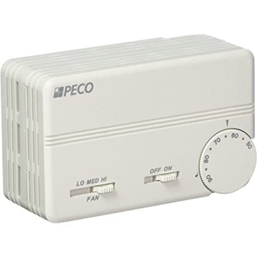Peco Controls TA155-028 24-277V 3spdFan ManC/O Stat