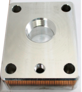 Siemens Combustion AGA40.0100U 2" VENT CONN PLATE 1/4"PORT