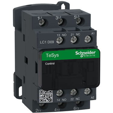 Schneider Electric (Square D) LC1D09U7 240V 9A 3P IEC Contactor