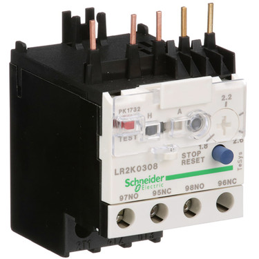 Schneider Electric (Square D) LR2K0308 1.8-2.6A IEC Overload Relay
