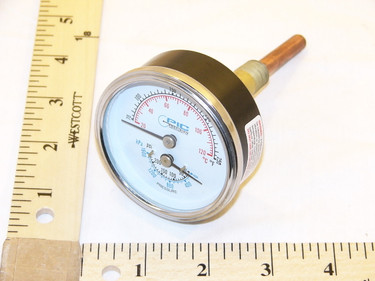 Laars Heating Systems RA0079000 70-250F 0-225# Temp&PresGauge