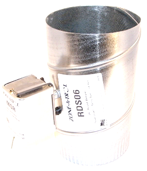 ZoneFirst RDS-6 6" AUTO.DAMPER OPEN/CLOSE