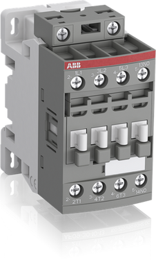 ABB AF09-30-01-13  CONTACTOR,3P,9A,120V,1NC AUX