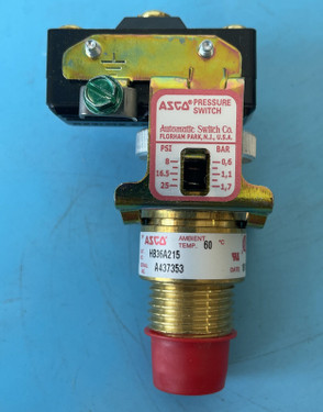ASCO HB36A215 H SERIES PRESSURE SWITCH