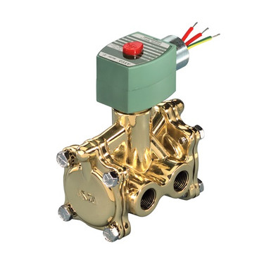 ASCO 8316G14 3/8" 3-Way Normally Closed Solenoid Valve Air Water 10–250 PSI