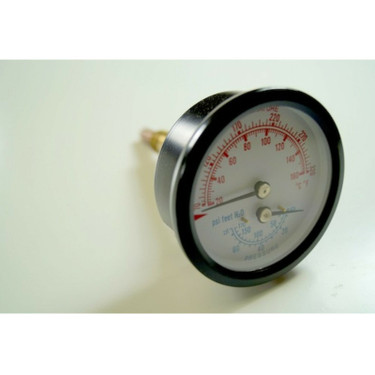 Velocity Boiler Works (Crown) 95-038 TEMP/PRESS.GAUGE (RESIDENTIAL)
