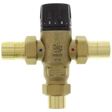 Caleffi 521509AC Mixing Valve 3/4"swt w/check