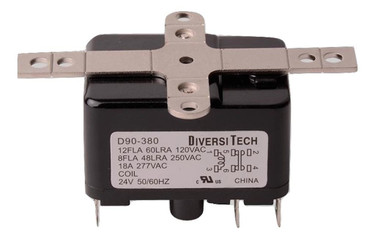 DiversiTech D90-380  GP Switching Relay 18A 24v