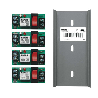 Functional Devices RIBMN24S-4T  Relay 4 RIBMN24Ss + MT212-6