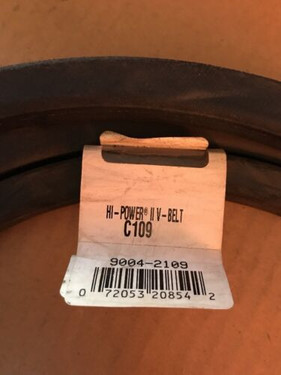 Gates B106 109"OL HI-POWER V BELT