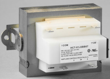 Hartland Controls HCT-03J2BB07 PRI 277V SEC 24V, 75VA FOOT MT