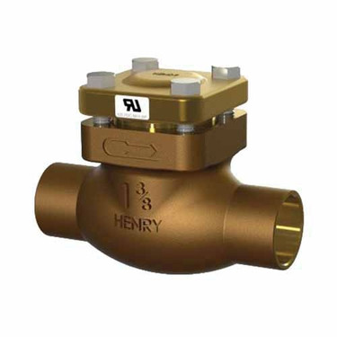 Henry Technologies 205-1-3/8  1 3/8" swt Globe check valve