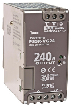 IDEC Relays PS5R-VG24  POWER SUPPLY 240W 24VDC DIN