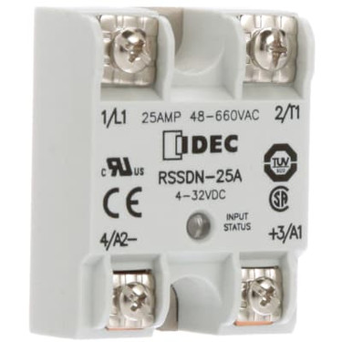 IDEC Relays RSSDN-25A  SPST N/O 25A 660VAC SS Relay