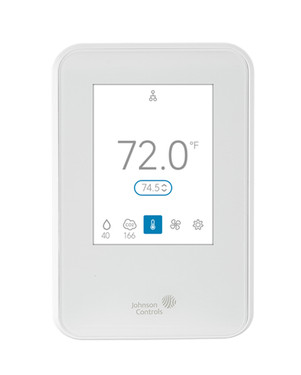 Johnson Controls NSB8BHN340-0 TEMP/HUM WHITE SNSRw/UserInter