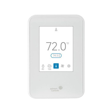 Johnson Controls NSB8BTN340-0 TEMP WHITE SNSRw/UserInterface