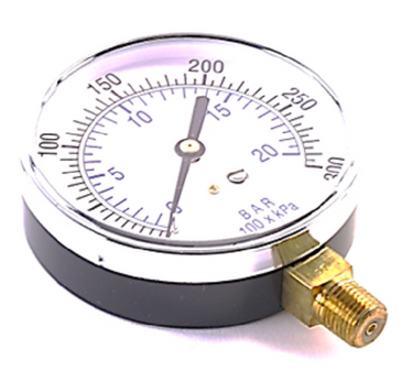 Kodiak Controls KC10135300 3 1/2"Dial 0-300# 1/4"npt Lwr