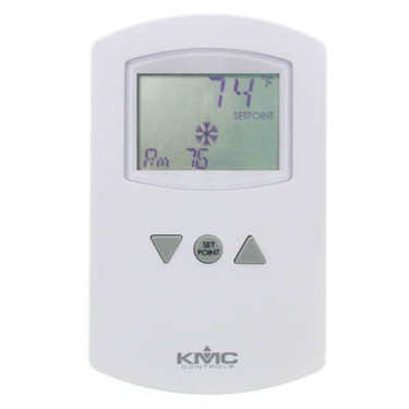 KMC Controls HMO-1161W White Wall Plate for KMD-1161