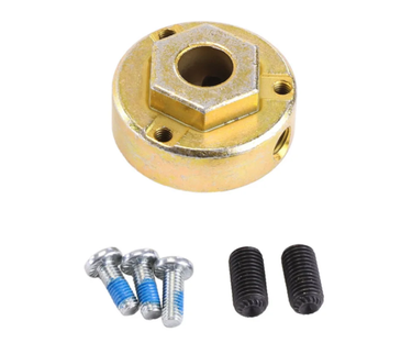 Lau 60765804 1/2"Bore HEX/RND HUB 2-SetScrw