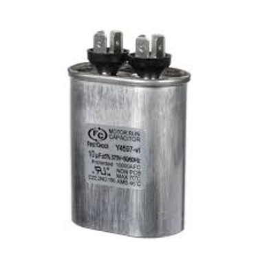 Lennox 22W80 10mfd 370v Oval Run Capacitor