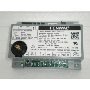 fenwal 35-615908-223 ignition control module hvac furnace boiler