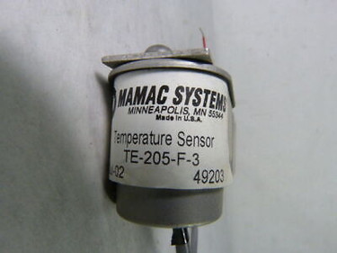 MAMAC Systems TE-205-F-3 1000 ohm Platinum RTD