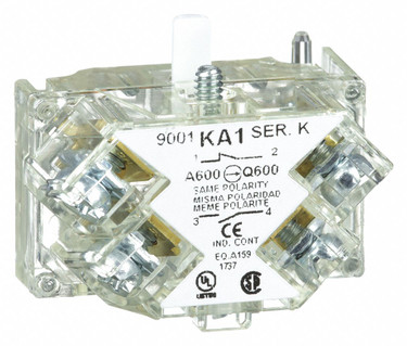 Schneider Electric (Square D) 9001KA1 PUSHBUTTON CONTACT BLOCK