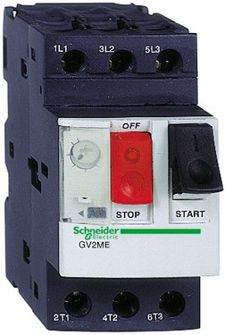 Schneider Electric (Square D) GV2ME10 3 Pole 6.3 Amp Motor Starter Schneider Electric (Square D) GV2ME10 3 Pole 6.3 Amp Motor Starter