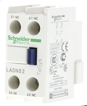 Schneider Electric (Square D) LADN02 2 N/C Auxiliary Contacts