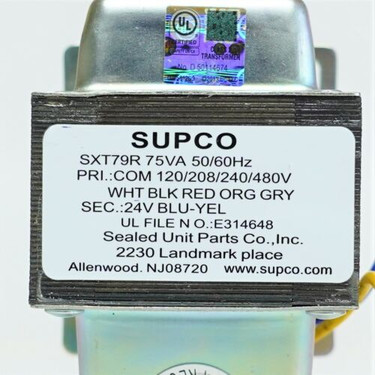 Supco SXT79R TRNSFMR 75VA 120/208/240/480