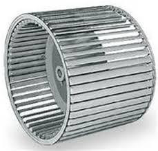 Trane FAN0517 8x9" CW Steel Wheel; 1.25"Bore