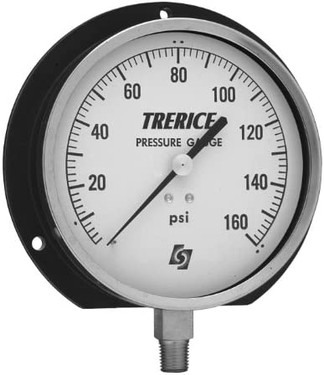 Trerice 500XB6002LA110 0-100# 6"Gauge 1/4" LowerMount