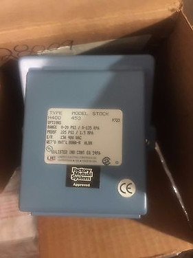 United Electric H400-453 0-20PSI PRESSURE SWITCH