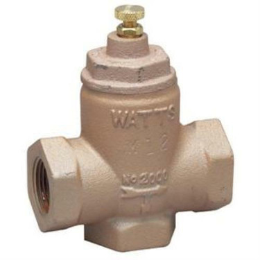 Watts 856764 2000S-M5-1"swt BrzFlowCheckVlv