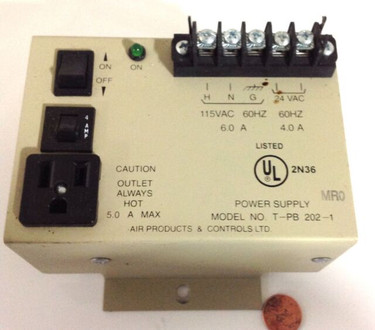 York S1-T-PB-202-1  PWR SUPPLY 100VA/24VAC W/ENCL