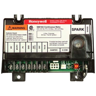 honeywell s8610u3009 ignition module hvac furnace control
