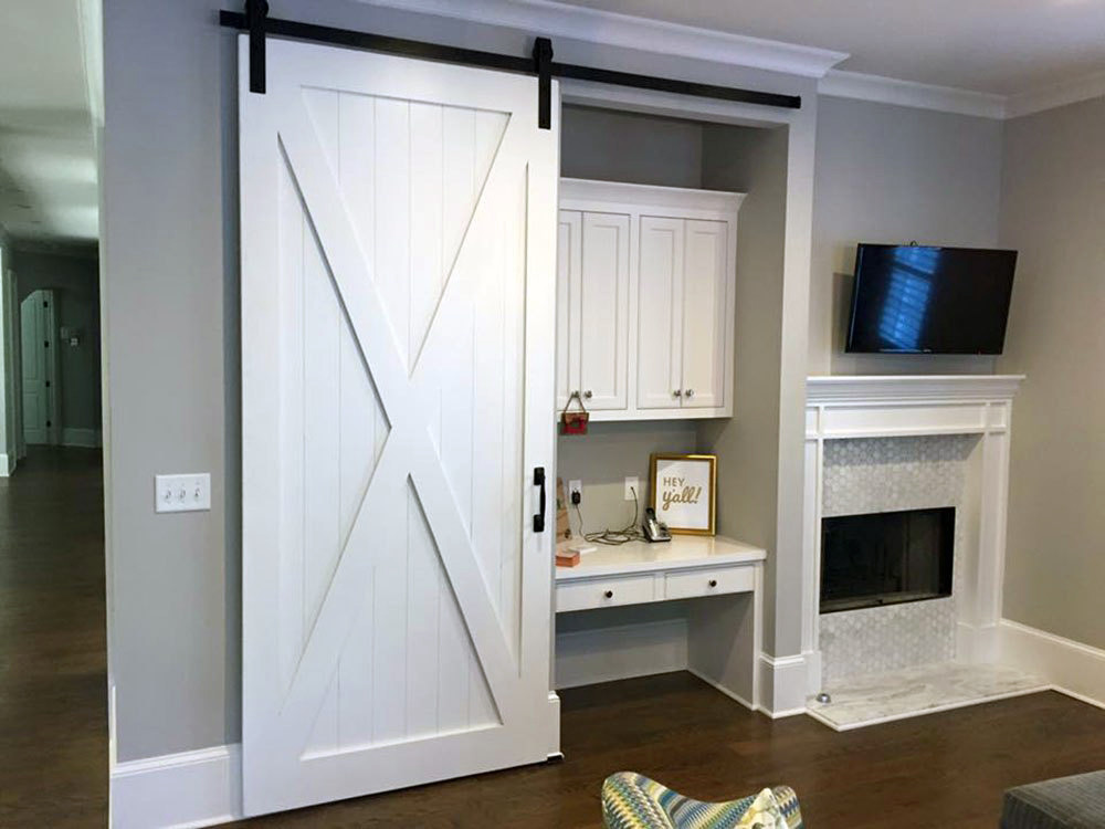 X Brace Wood 1 Panel Barn Door DALMATIAN DOORS™