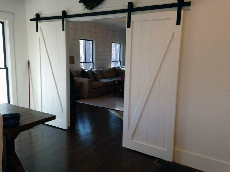 Z Brace Wood 1 Panel Barn Door | DALMATIAN DOORS™