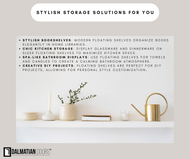 Elevate Your Space with Floating Shelves