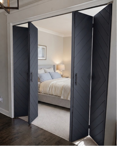 Chevron Arrow Bifold Door