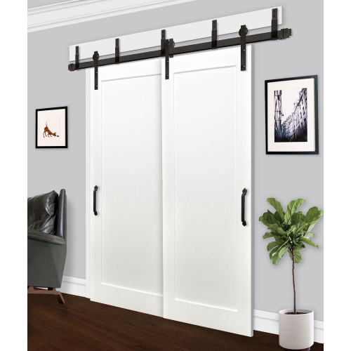 Wood 1 Panel Bypass Barn Door