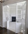 8 Lite Glass Over 1 Wood Panel Bifold Door