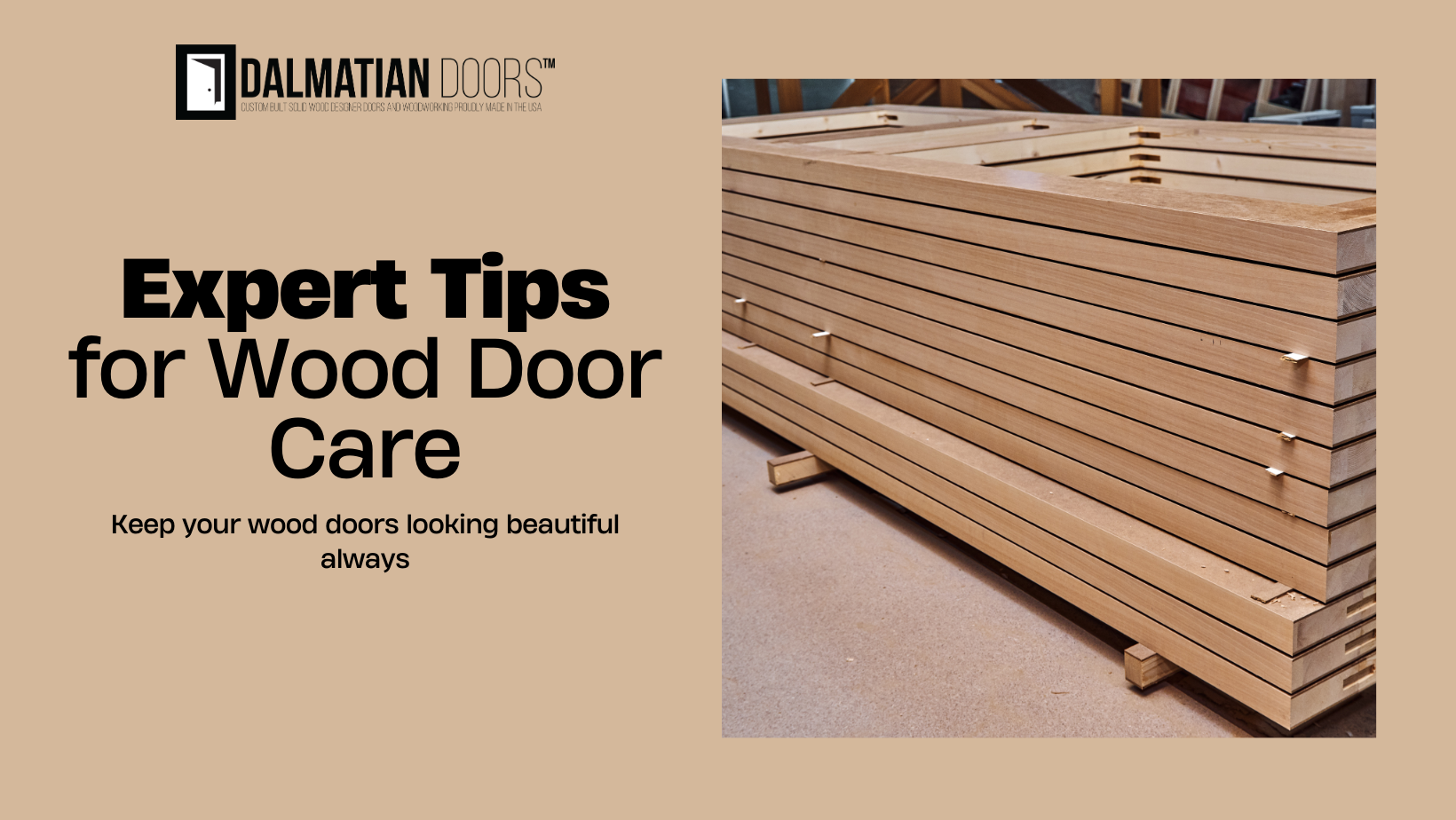 Image showcasing Tips for Maintaining and Cleaning Interior Solid Wood Doors - DALMATIAN ...
