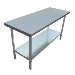 WT-3060-E | 60' | Work Table,  54 - 62, Stainless Steel Top