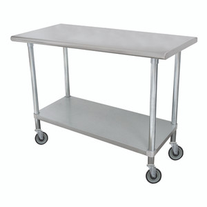 ELAG-304C-X | 48' | Work Table, 40 - 48, Stainless Steel Top ELAG-304C-X | 48' | Work Table, 40 - 48, Stainless Steel Top