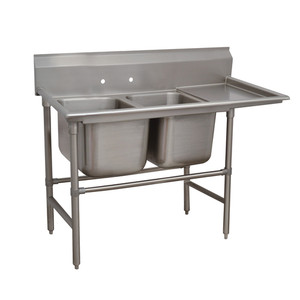 94-2-36-24R | 65' | Sink, (2) Two Compartment 94-2-36-24R | 65' | Sink, (2) Two Compartment