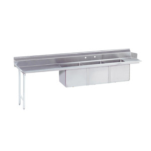 DTC-3-2020-120L | 119' | Dishtable, with Potsinks DTC-3-2020-120L | 119' | Dishtable, with Potsinks