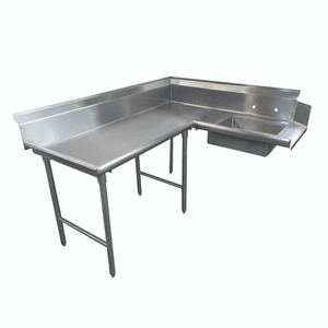 DTS-K30-60L | 0' | Dishtable, Soiled L Shaped DTS-K30-60L | 0' | Dishtable, Soiled L Shaped