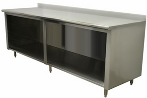 EEK-SS-249 | 108' | Work Table, Cabinet Base Open Front EEK-SS-249 | 108' | Work Table, Cabinet Base Open Front